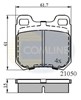 Комплект задних колодок CBP0741 COMLINE