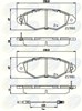Колодки передние CBP2485 COMLINE