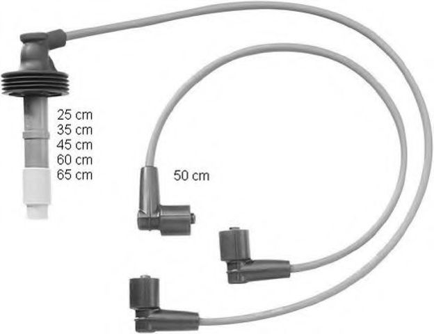 Комплект кабелів запалювання renaultsafrane / volvo 850 / c70/s70/v70 CLS050