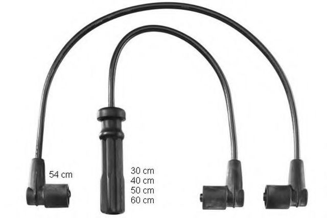 Комплект кабелів запалювання volvo 740/ 760/ 940 CLS236