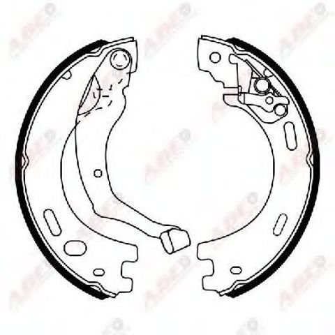 Тормозные колодки стояночного тормоза CRI000ABE ABE