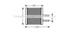 Радиатор печки (отопителя) CTA6042 AVA
