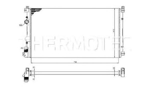 Радиатор охлаждения D7R010TT THERMOTEC