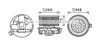 Электромотор печки DA8010 AVA