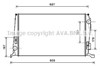 Радиатор основной DAA2005 AVA