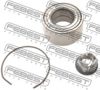 Подшипник ступицы передней DAC37720037KIT FEBEST