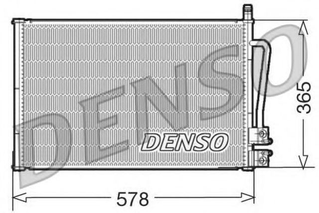 Трубопроводы и радиатор кондиционера DCN10008 DENSO