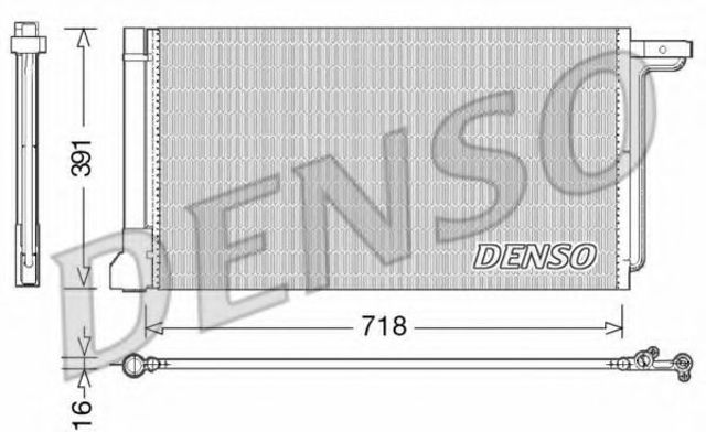 Конденсер DCN10028 DENSO