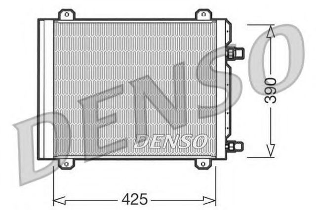 Конденсатор кондиционера DCN23004 DENSO