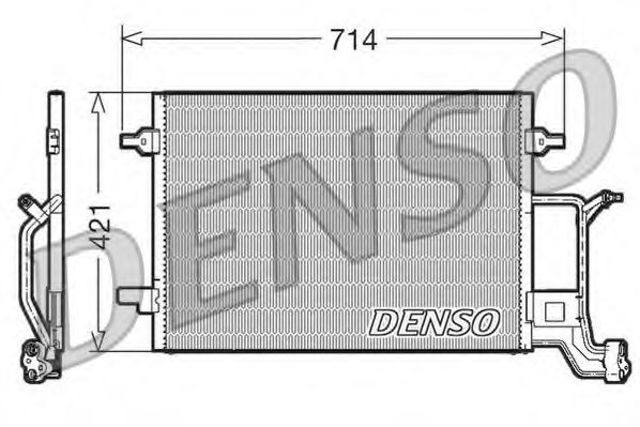 Трубопроводы и радиатор кондиционера DCN32019 DENSO