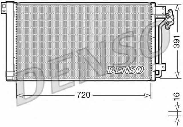 Конденсатор системы охлаждения DCN32020 DENSO
