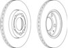 Тормоз дисковый передний DDF1164 FERODO