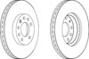 Диск тормозной передний DDF1191C FERODO