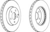 Диск тормозной передний DDF1252 FERODO