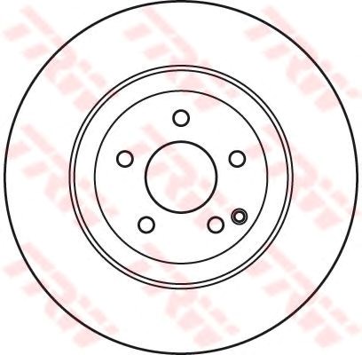 Тормоз дисковый передний DF7351S TRW