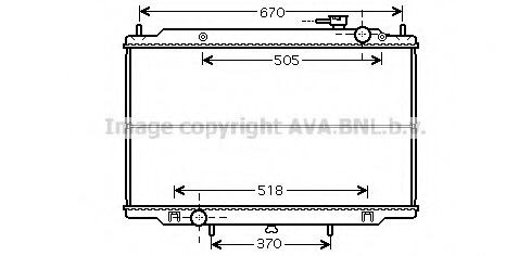 Радиатор DN2266 AVA
