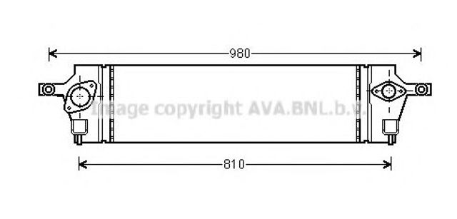 Охладитель наддувочного воздуха DNA4350 AVA