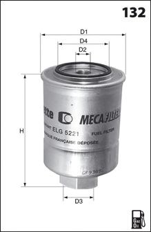 Elg5534 фільтр палива ( аналог95114e/kc161) ELG5534