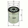 Фильтр-отстойник топлива грубой очистки F026402035 BOSCH