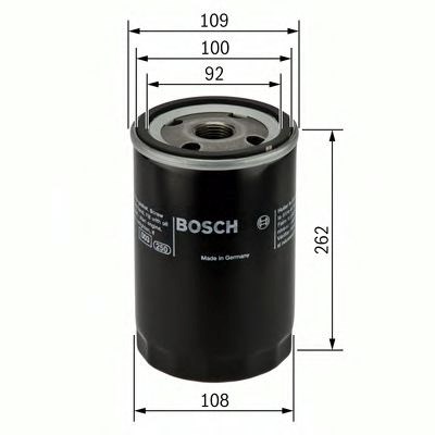 Bosch фільтр мастила renault c-serie 13- F026407043