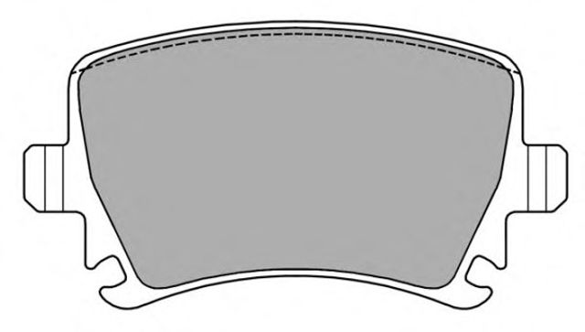 Колодки тормозные задние, дисковые FBP1371 FREMAX