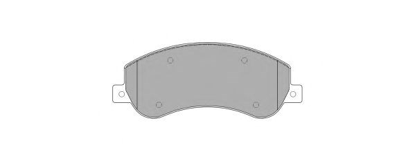 Передние тормозные колодки FBP1451 FREMAX