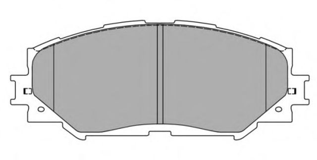 Передние тормозные колодки FBP1467 FREMAX