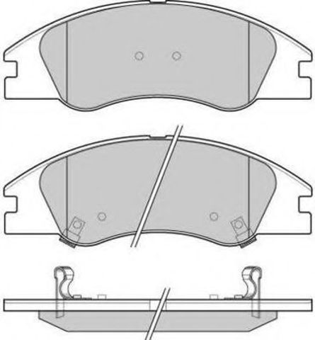 Передние тормозные колодки FBP1551 FREMAX