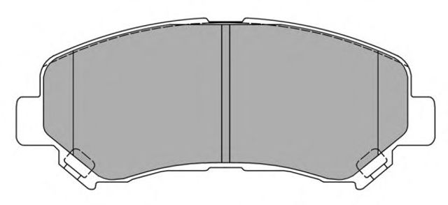 Передние тормозные колодки FBP1585 FREMAX