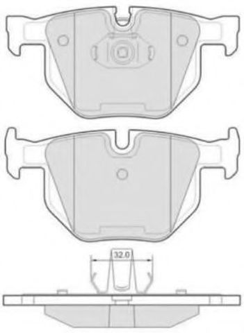 Колодки тормозные задние fremax fbp-1667 FBP1667