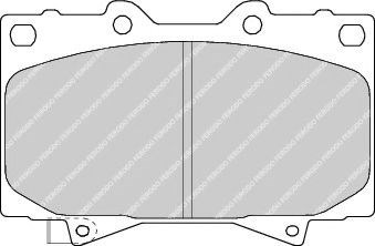 Передние тормозные колодки FDB1456 FERODO