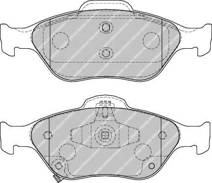 Тормозные колодки FDB1890 FERODO