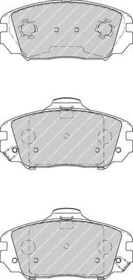 Колодки тормозные передние дисковые FDB4246 FERODO