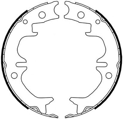 Тормозные колодки ручника FSB4069 FERODO