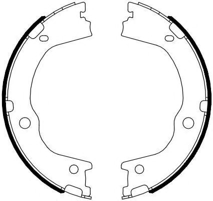 Колодки ручника FSB4089 FERODO