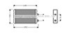 Радиатор отопителя FTA6220 AVA