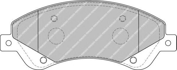 Колодки гальмівні дискові FVR1929