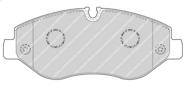 Тормозные колодки FVR4469 FERODO
