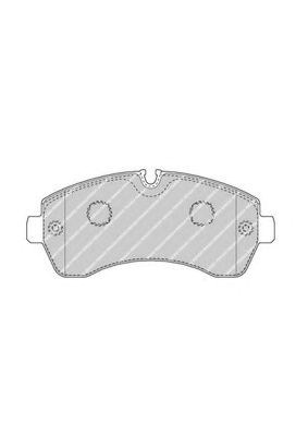 Колодки тормозные дисковые комплект FVR4470 FERODO