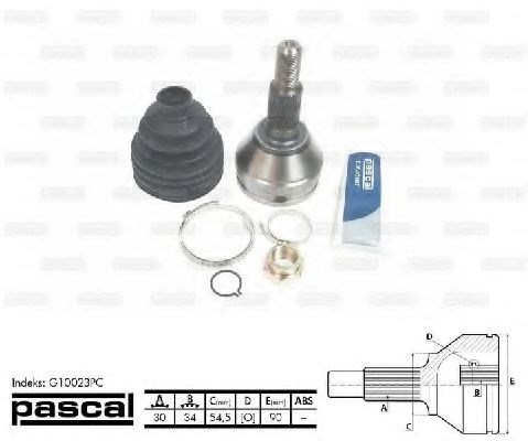 Граната колесная G10023PC PASCAL
