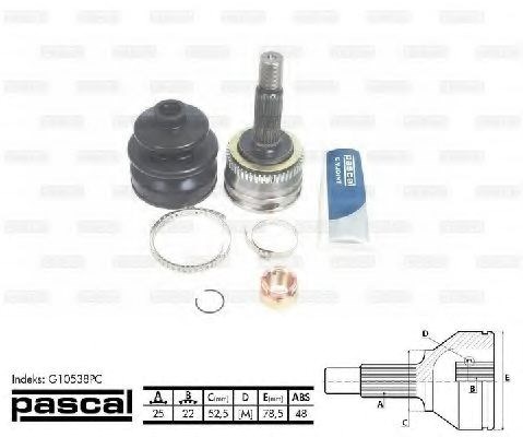 Внешняя граната G10538PC PASCAL