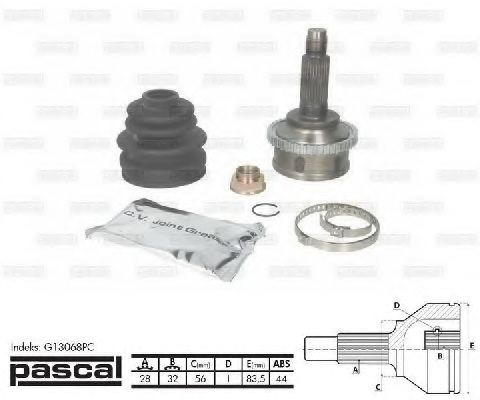 Внешняя граната G13068PC PASCAL