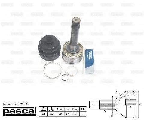 Граната колесная G15033PC PASCAL
