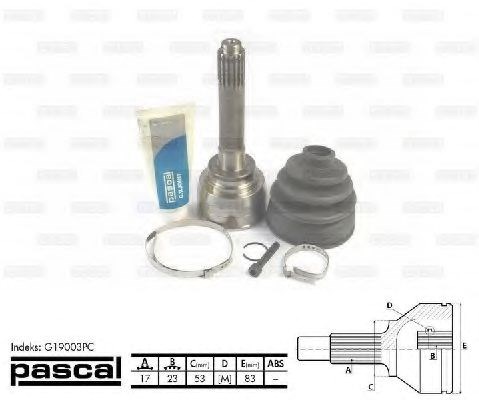 Наружная граната G19003PC PASCAL