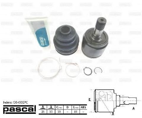 Внутренняя граната G84002PC PASCAL