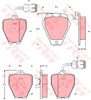 Колодки передние GDB1162 TRW