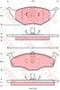 Колодки тормозные дисковые комплект GDB1375 TRW