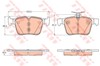 Колодки тормозные дисковые комплект GDB1957 TRW
