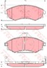 Колодки тормозные передние дисковые GDB3283 TRW