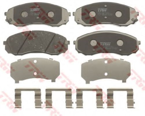 Колодки передние GDB3448 TRW
